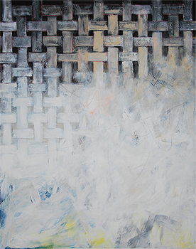 Streben, 2013, Acryl auf Leinwand, 120 x 150cm