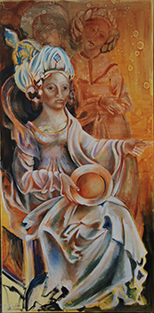 Hl. Kunigunde  Hommage an Tilmann Riemenschneider, 2020