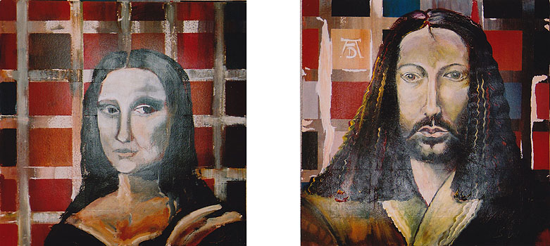 Künstlerpaar Mona Lisa und Albrecht D&uumlrer, 