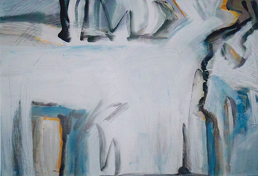 Winter, 2008, Acryl auf Leinwand, 80 x 120cm