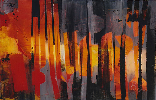 Landschaft in Rot, 2009