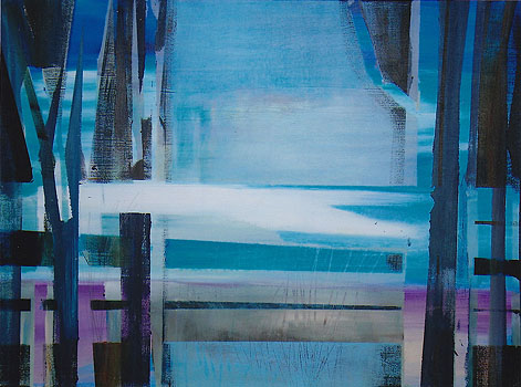 Winter, 2009, Acryl auf Leinwand, 60 x 80cm