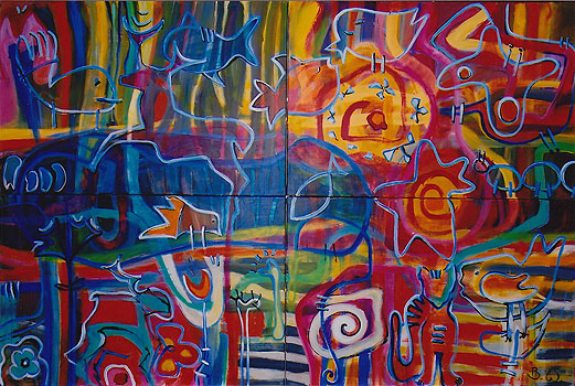 Paradies-Garten, 4-teilig, 2009