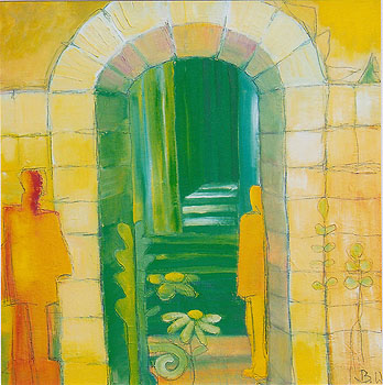 Fremde beherbergen (aus dem Zyklus: 7 Werke der Barmherzigkeit), 2010