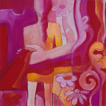 Nackte bekleiden (aus dem Zyklus: 7 Werke der Barmherzigkeit), 2010