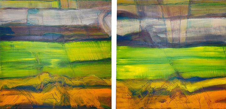 Blick vom Walberla, 2-teilig, 2010