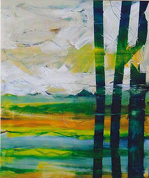 Landschaft mit Bäumen II, 2010