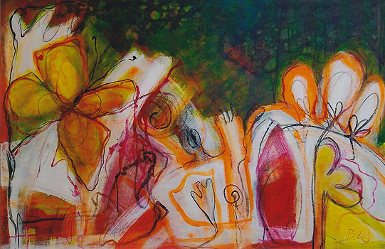 Aufbruch, 2011, Acryl auf Leinwand, 80 x 120cm