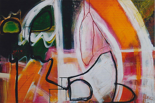 Freiheit, 2011, Acryl auf Leinwand, 80 x 120cm